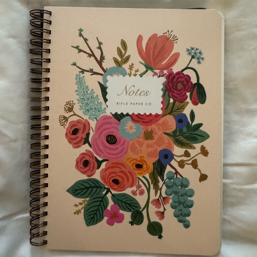 Brand New Rifle Paper Co Floral Notebook.